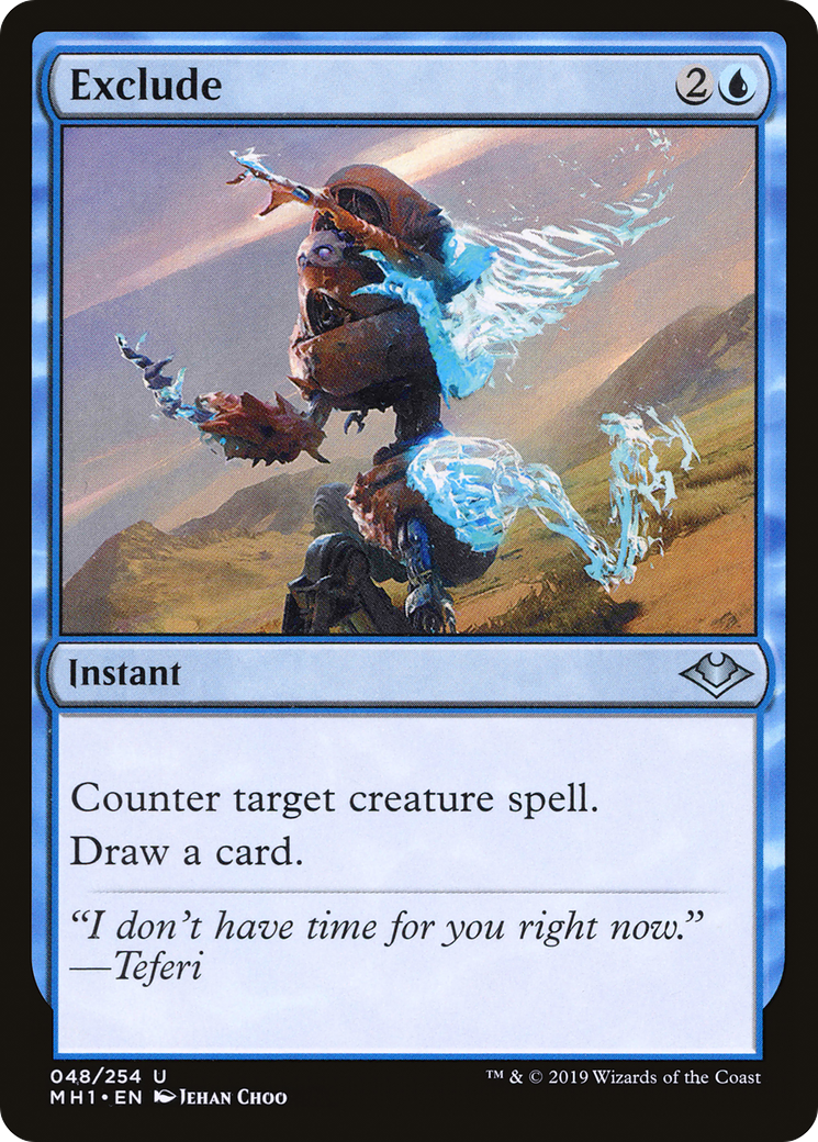 Exclude (MH1-048) [Modern Horizons] Foil MTG Single Wizards of the Coast
