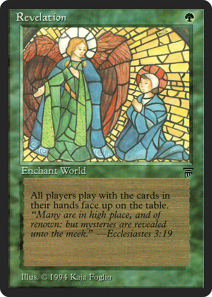 Revelation (LEG-202) [Oldschool] Legends MTG Single Wizards of the Coast