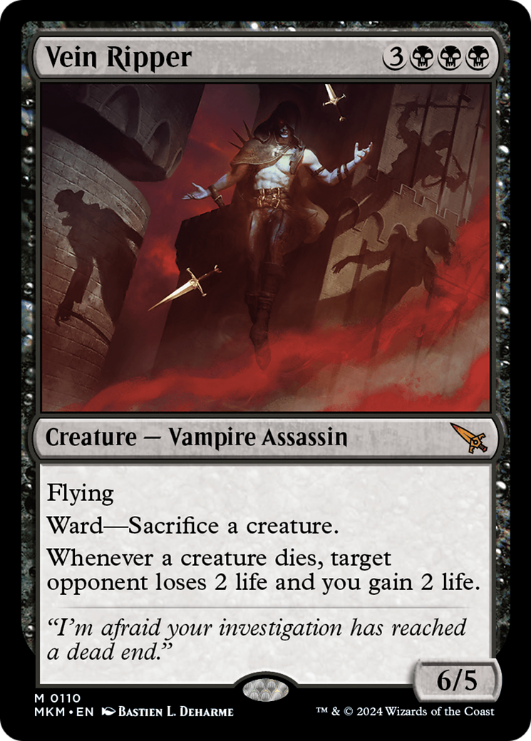 Vein Ripper (MKM-110) [Murders at Karlov Manor] MTG Single Murders at Karlov Manor