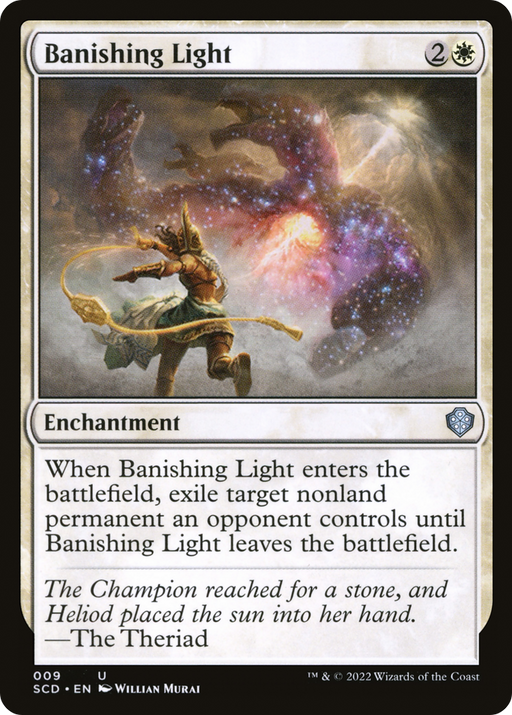 Banishing Light (SCD-009) [Starter Commander Decks] MTG Single Wizards of the Coast