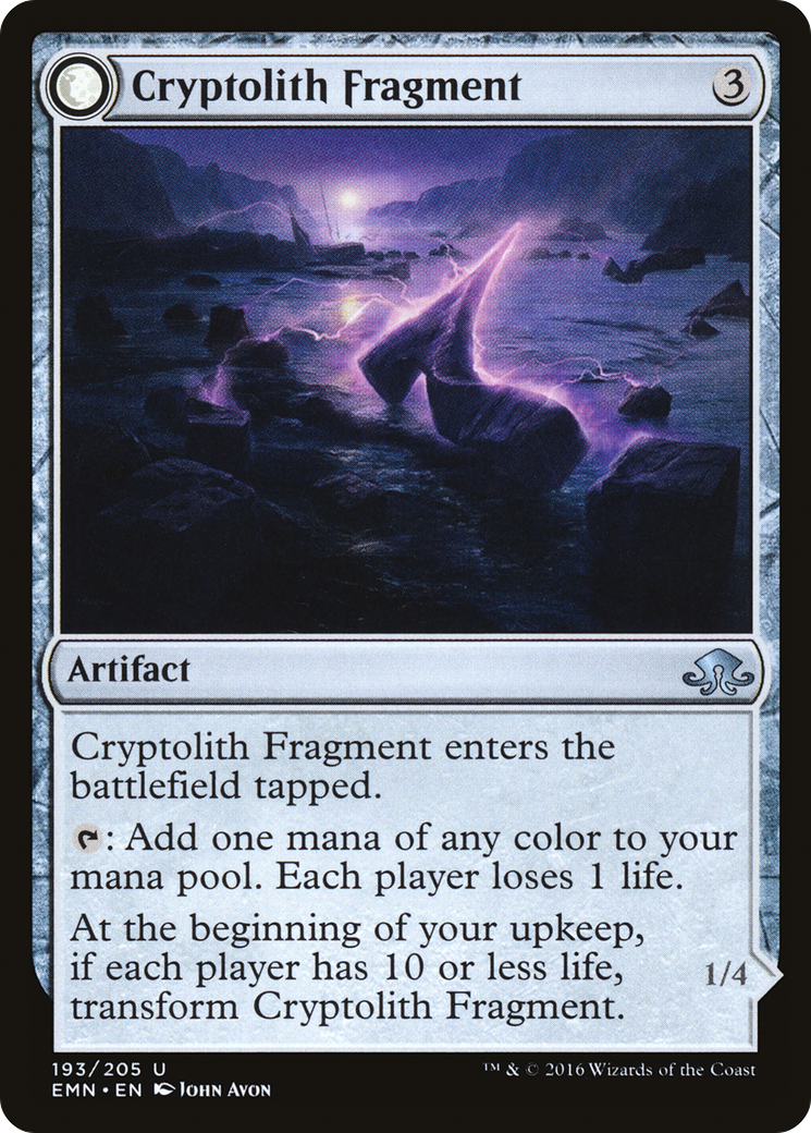 Cryptolith Fragment (EMN-193) [Eldritch Moon] Foil MTG Single Wizards of the Coast