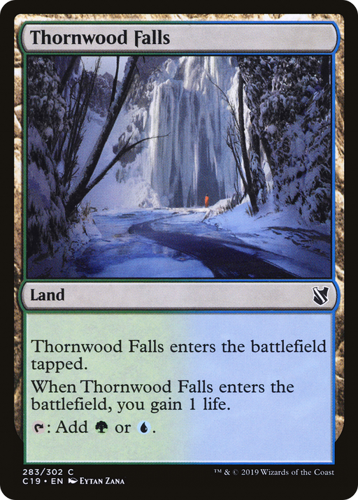 Thornwood Falls (C19-283) [Commander 2019] MTG Single Wizards of the Coast