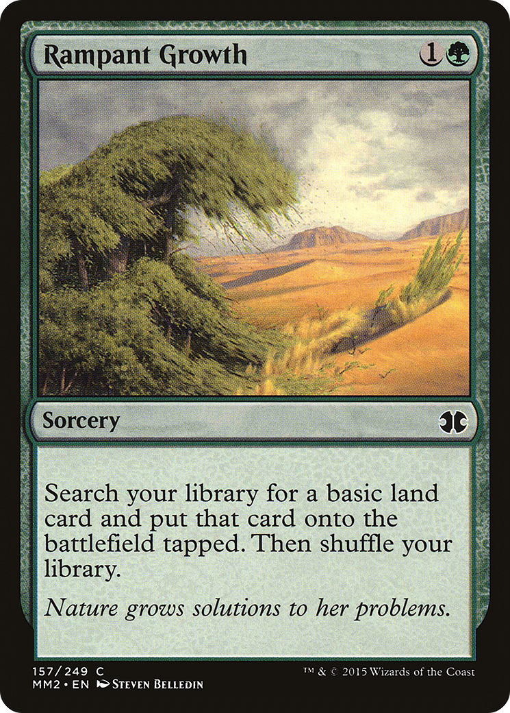 Rampant Growth (MM2-157) [Modern Masters 2015] Foil MTG Single Modern Masters 2015