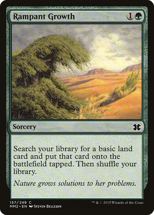 Rampant Growth (MM2-157) [Modern Masters 2015] Foil MTG Single Modern Masters 2015