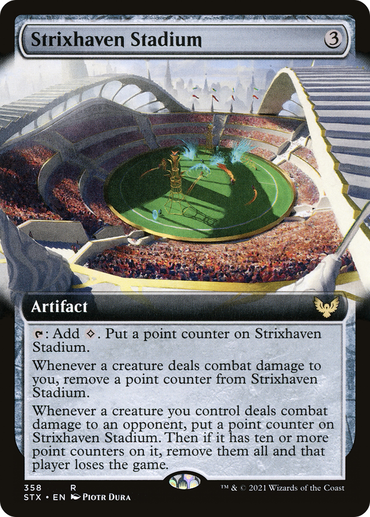 Strixhaven Stadium (STX-358) [Strixhaven: School of Mages] (Extended Art) MTG Single Wizards of the Coast