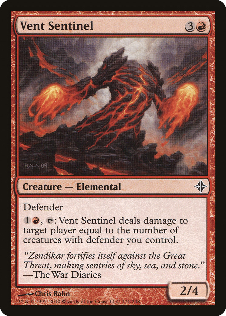 Vent Sentinel (ROE-171) [Rise of the Eldrazi] MTG Single Wizards of the Coast