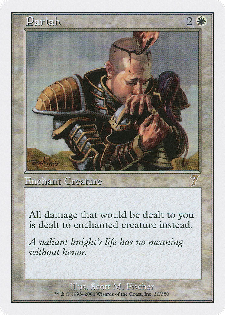Pariah (7ED-030) [7th Edition] MTG Single Wizards of the Coast