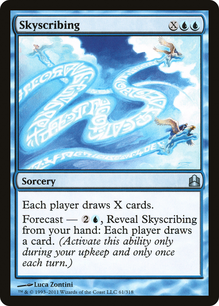 Skyscribing (CMD-061) [Commander 2011] MTG Single Wizards of the Coast