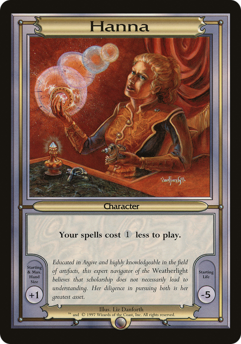 Hanna (Oversize) (VNG-) [Oversized] Vanguard Series MTG Single Wizards of the Coast