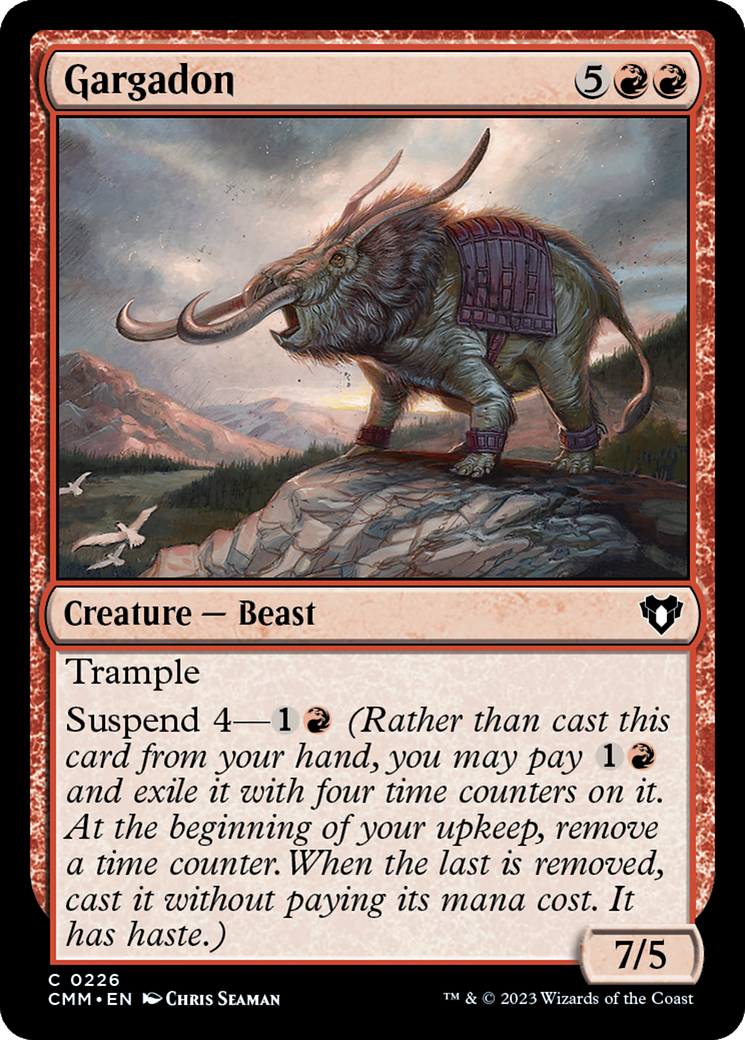 Gargadon (CMM-226) [Commander Masters] MTG Single Wizards of the Coast