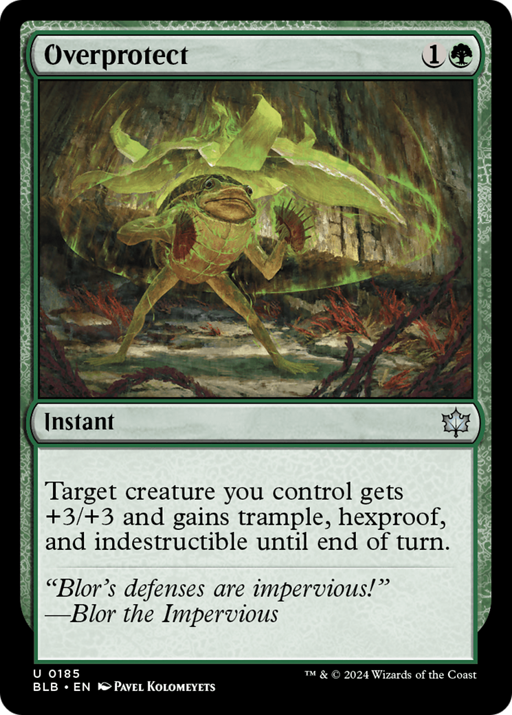 Overprotect (BLB-185) [Bloomburrow] MTG Single Wizards of the Coast