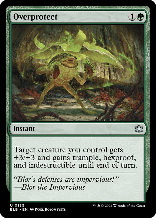 Overprotect (BLB-185) [Bloomburrow] MTG Single Wizards of the Coast