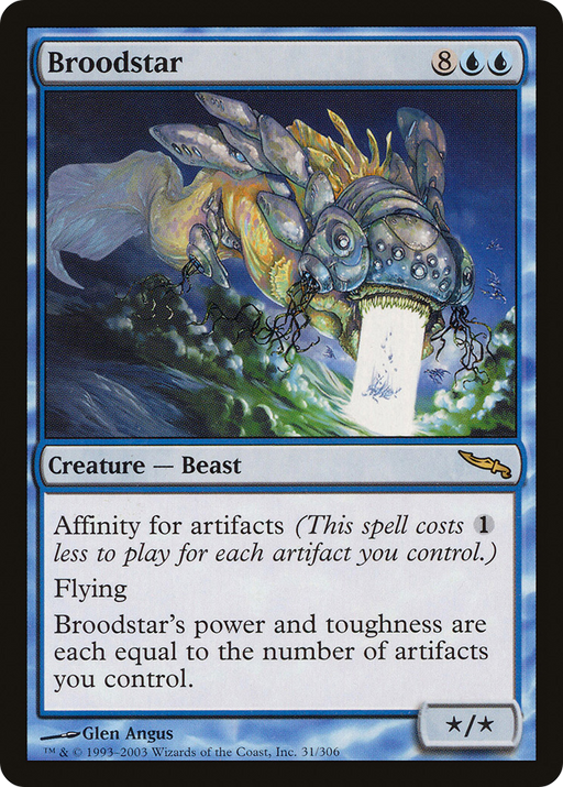 Broodstar (MRD-031) [Mirrodin] MTG Single Wizards of the Coast