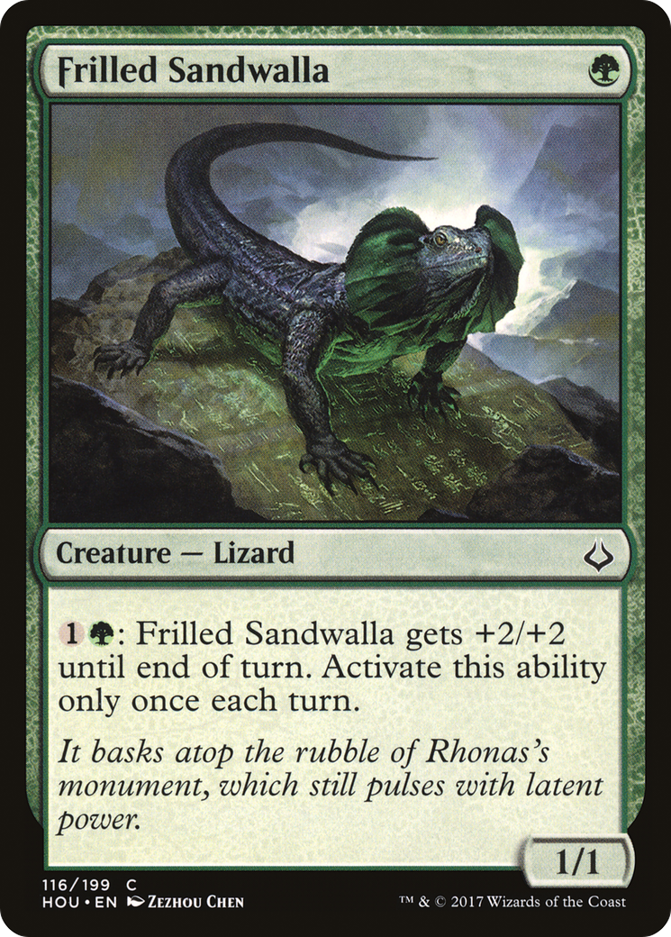 Frilled Sandwalla (HOU-116) [Hour of Devastation] Foil MTG Single Wizards of the Coast