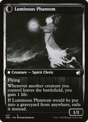 Lunarch Veteran // Luminous Phantom (DBL-027) [Innistrad: Double Feature] MTG Single Wizards of the Coast