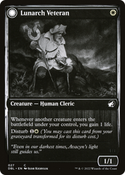 Lunarch Veteran // Luminous Phantom (DBL-027) [Innistrad: Double Feature] MTG Single Wizards of the Coast