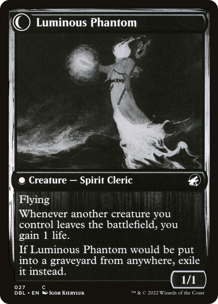 Lunarch Veteran // Luminous Phantom (DBL-027) [Innistrad: Double Feature] Foil MTG Single Wizards of the Coast
