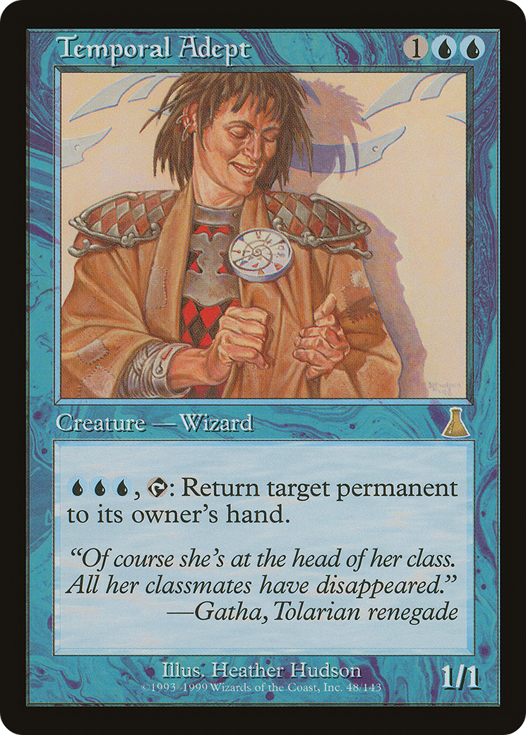 Temporal Adept [Urza's Destiny] MTG Single Magic: The Gathering   