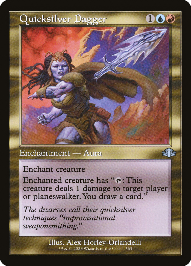 Quicksilver Dagger (DMR-363) [Dominaria Remastered] Foil MTG Single Wizards of the Coast