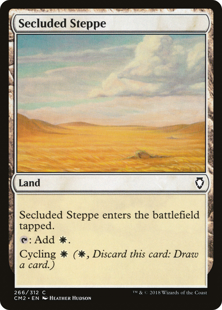 Secluded Steppe (CM2-266) [Commander Anthology Volume II] MTG Single Wizards of the Coast