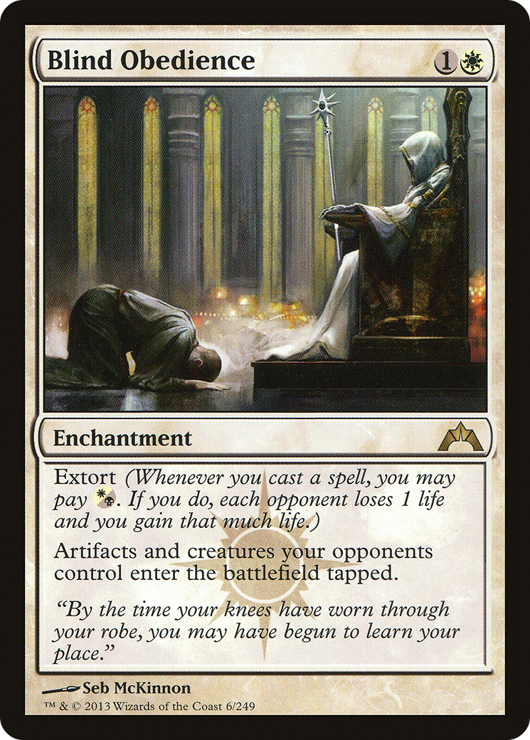 Blind Obedience (GTC-006) [Gatecrash] MTG Single Wizards of the Coast