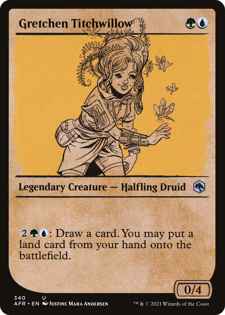 Gretchen Titchwillow (AFR-340) [Adventures in the Forgotten Realms] (Showcase) Foil MTG Single Wizards of the Coast