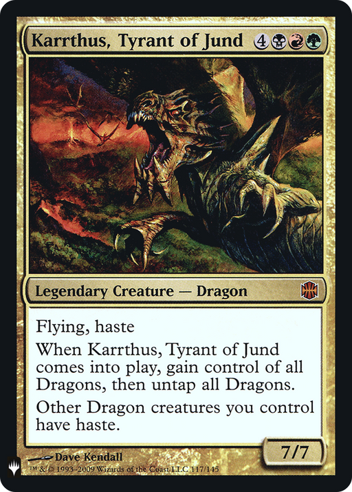 Karrthus, Tyrant of Jund (LIST-ARB-117) [Mystery Booster] The List Foil MTG Single Wizards of the Coast