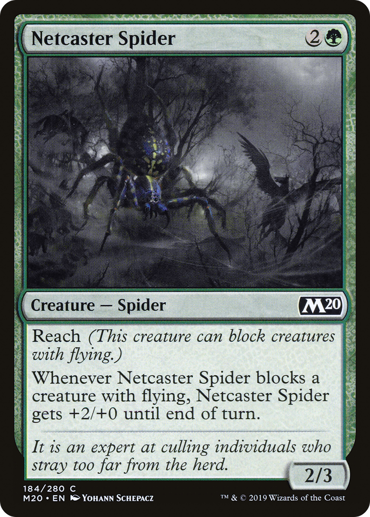 Netcaster Spider (M20-184) [Core Set 2020] MTG Single Wizards of the Coast