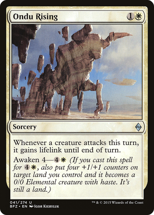 Ondu Rising (BFZ-041) [Battle for Zendikar] MTG Single Wizards of the Coast