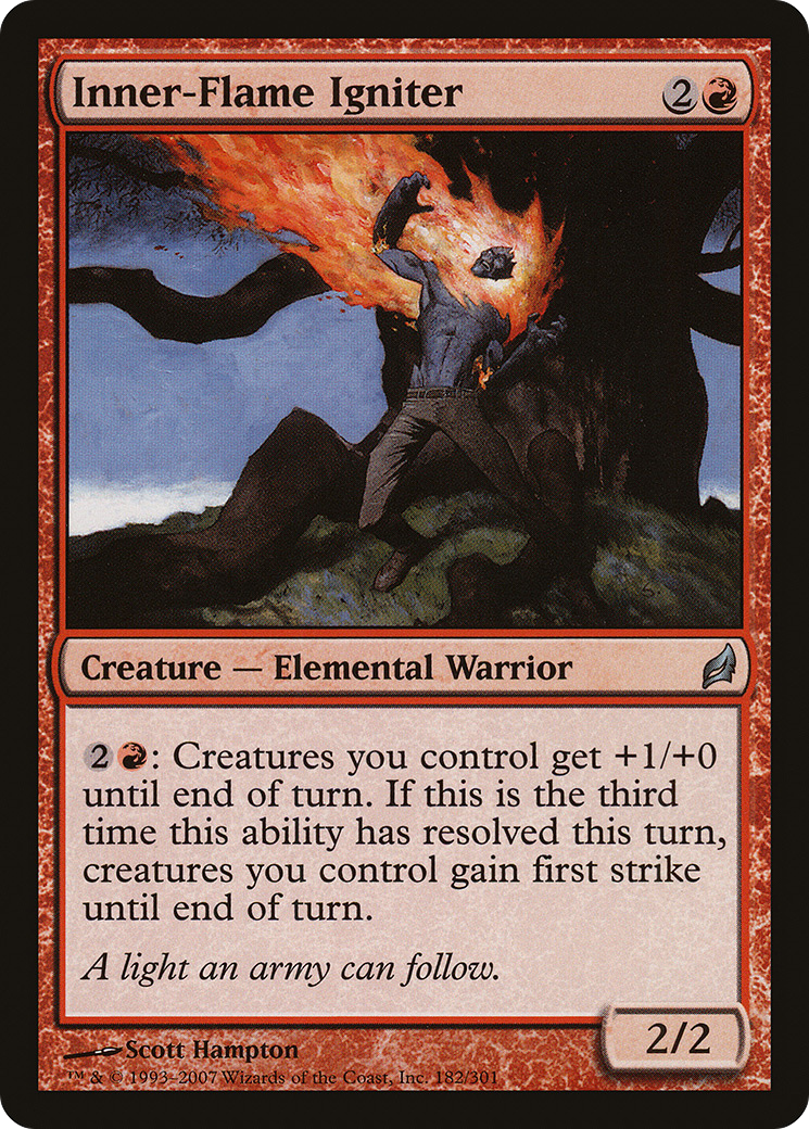 Inner-Flame Igniter (LRW-182) [Lorwyn] Foil MTG Single Wizards of the Coast