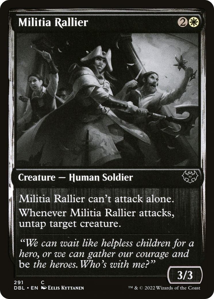 Militia Rallier (DBL-291) [Innistrad: Double Feature] MTG Single Wizards of the Coast