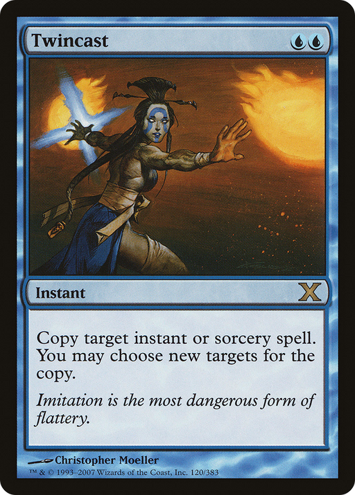 Twincast (10E-120) [Tenth Edition] Foil MTG Single Wizards of the Coast