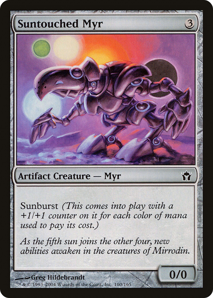 Suntouched Myr (5DN-160) [Fifth Dawn] Foil MTG Single Wizards of the Coast
