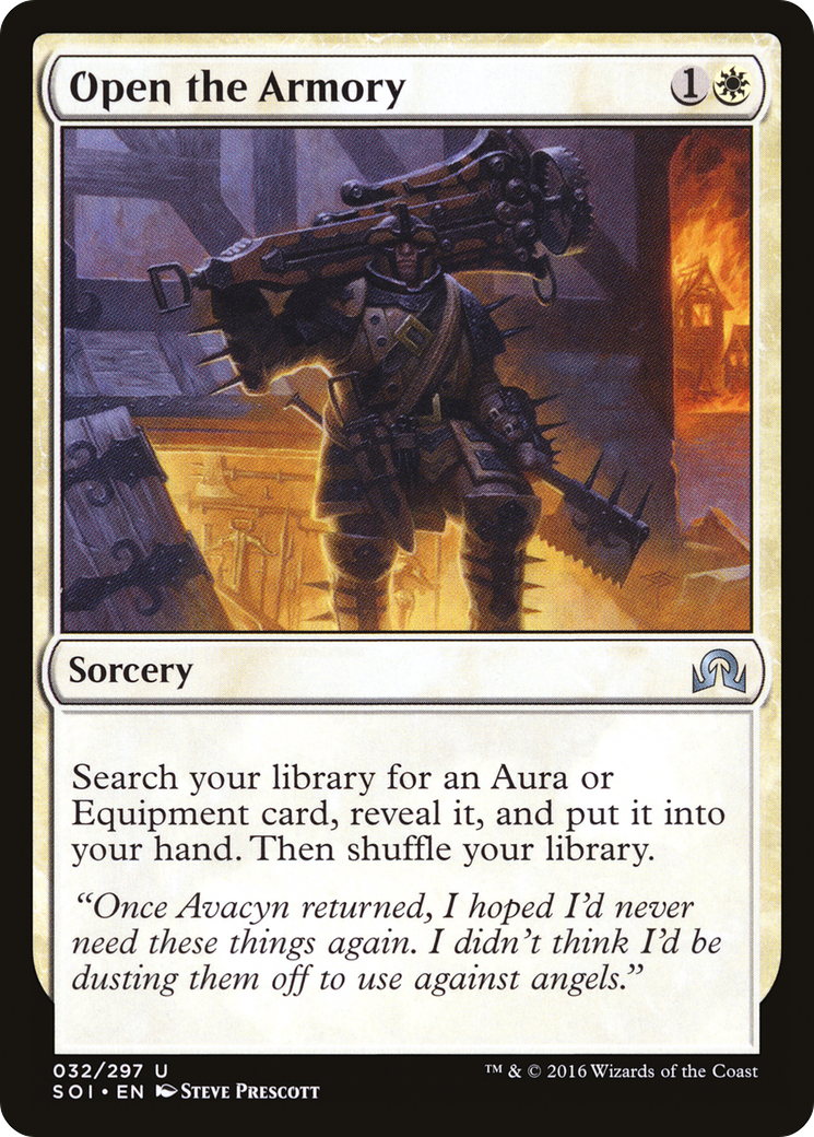 Open the Armory (SOI-032) [Shadows over Innistrad] MTG Single Wizards of the Coast