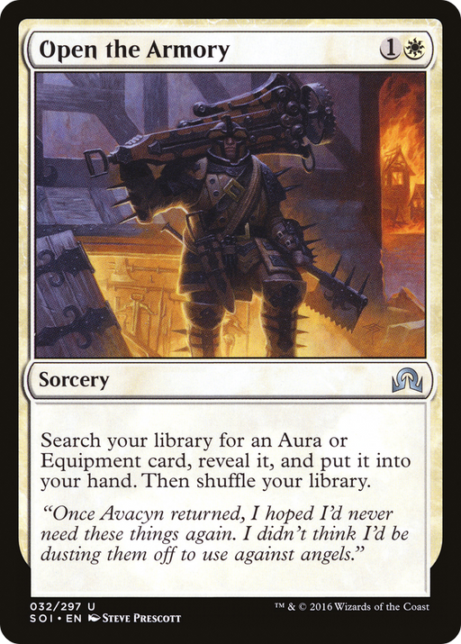 Open the Armory (SOI-032) [Shadows over Innistrad] MTG Single Wizards of the Coast