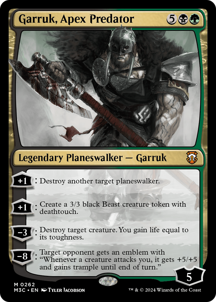 Garruk, Apex Predator (M3C-262) [Modern Horizons 3 Commander] MTG Single Wizards of the Coast