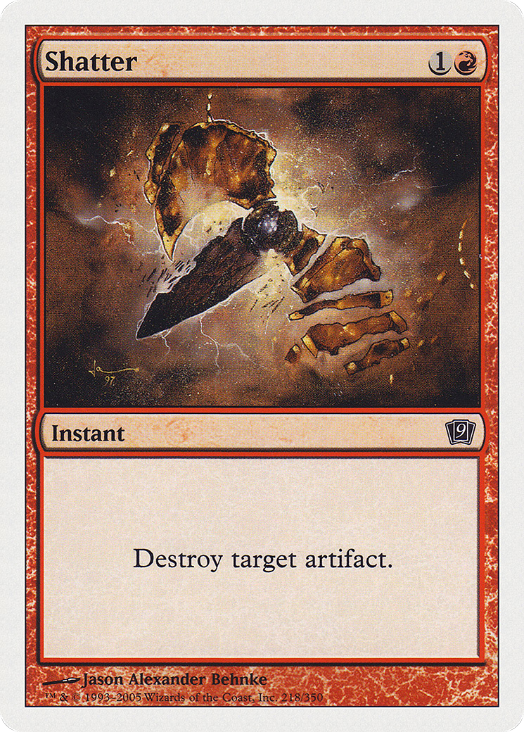 Shatter (9ED-) [9th Edition] MTG Single Wizards of the Coast