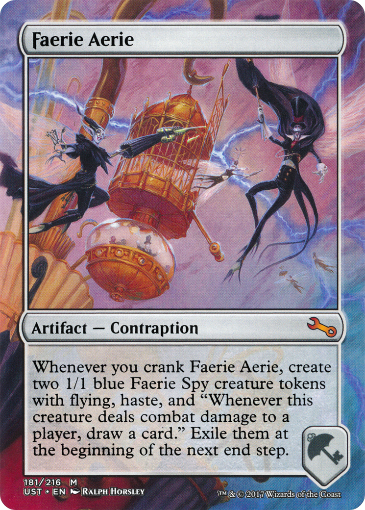 Faerie Aerie (UST-181) [Unstable] (Borderless) Foil MTG Single Wizards of the Coast