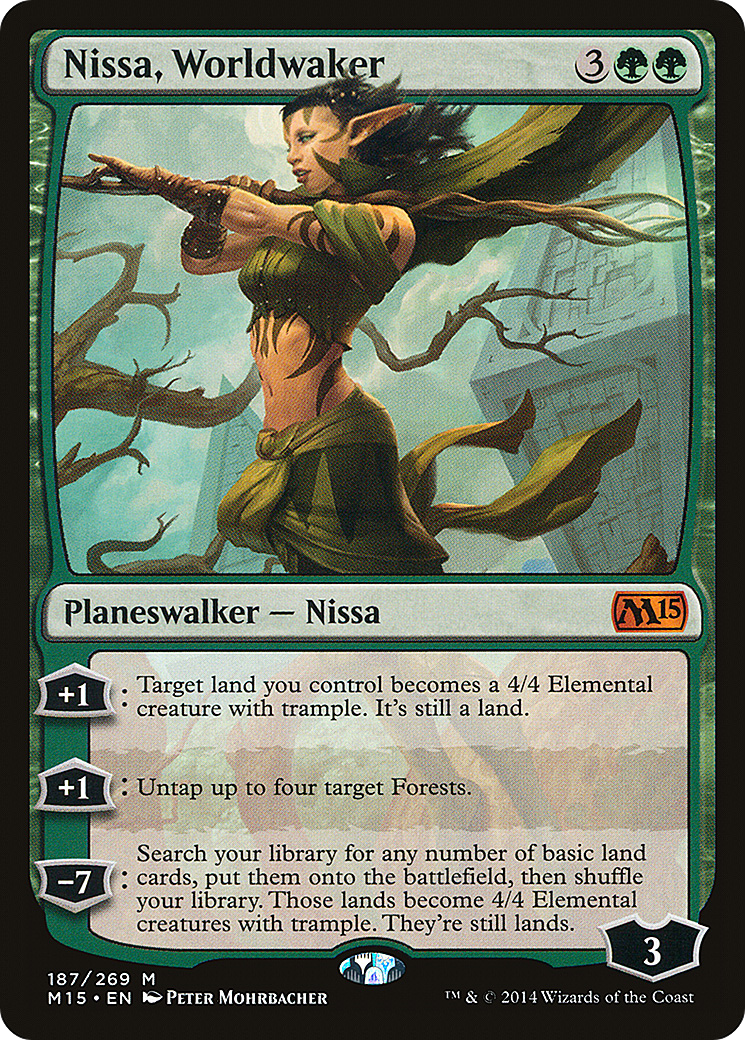 Nissa, Worldwaker (M15-187) [Magic 2015] MTG Single Wizards of the Coast