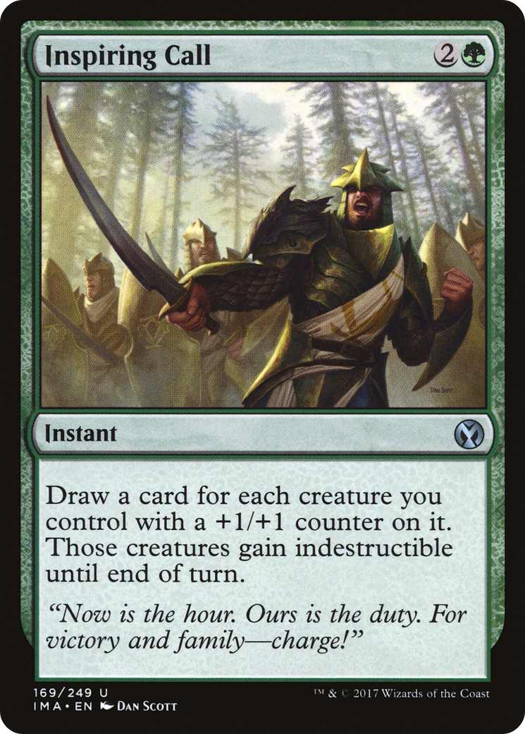 Inspiring Call (IMA-169) [Iconic Masters] MTG Single Wizards of the Coast