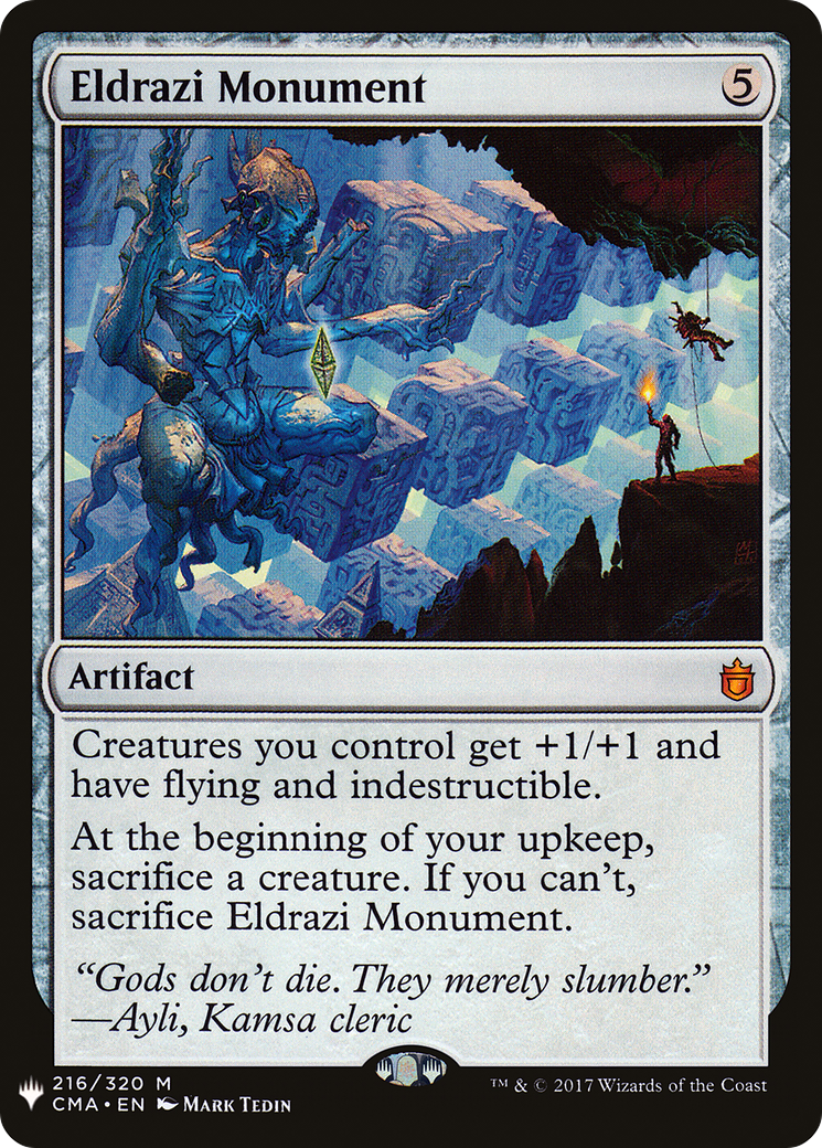 Eldrazi Monument (LIST-216) [Mystery Booster] The List MTG Single Wizards of the Coast