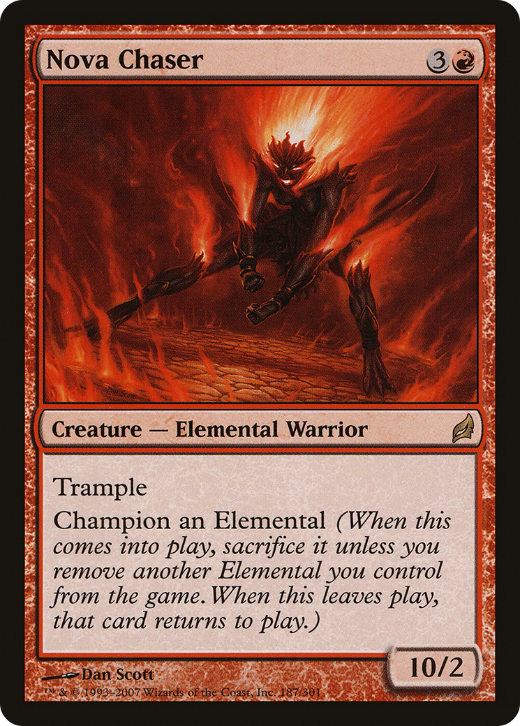 Nova Chaser (LRW-187) [Lorwyn] MTG Single Wizards of the Coast
