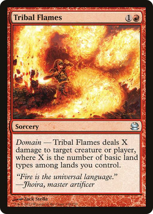 Tribal Flames (MMA-138) [Modern Masters] Foil MTG Single Modern Masters