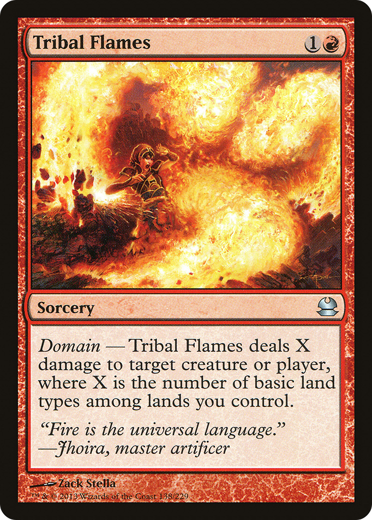 Tribal Flames (MMA-138) [Modern Masters] MTG Single Modern Masters