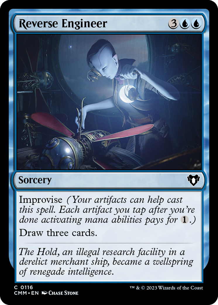 Reverse Engineer (CMM-116) [Commander Masters] MTG Single Wizards of the Coast