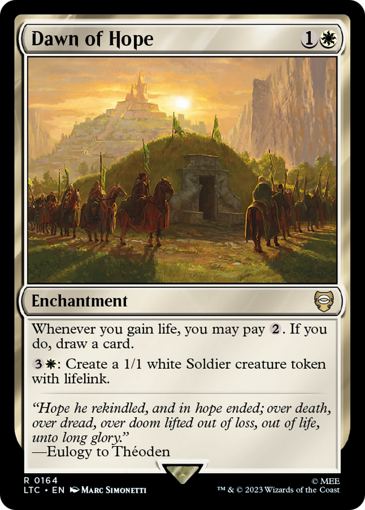 Dawn of Hope (LTC-164) [Tales of Middle-earth Commander] MTG Single Wizards of the Coast