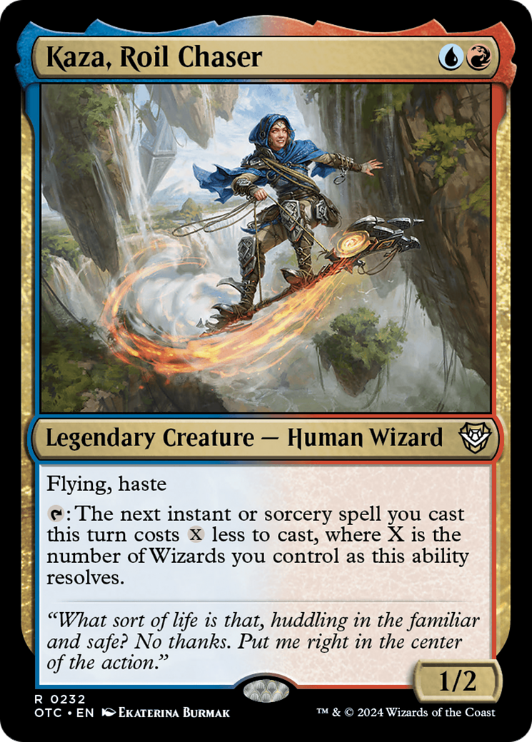 Kaza, Roil Chaser (OTC-232) [Outlaws of Thunder Junction Commander] MTG Single Wizards of the Coast