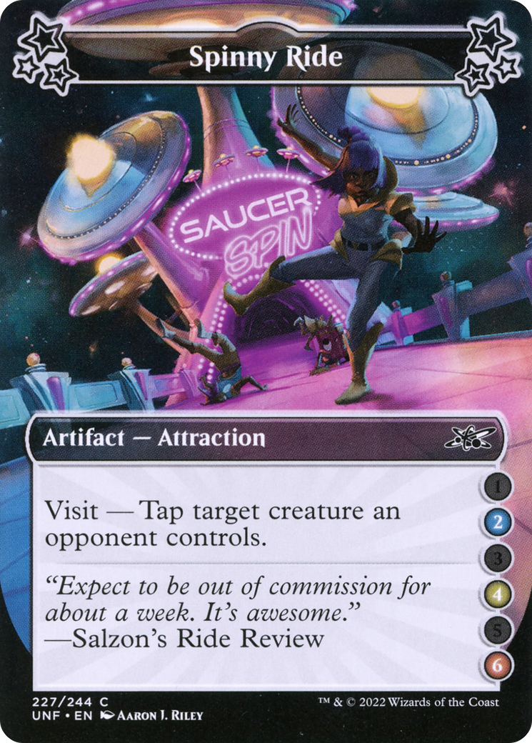 Spinny Ride (UNF-227B) [Unfinity] Foil MTG Single Wizards of the Coast