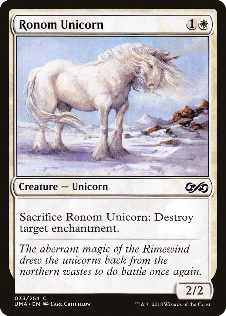 Ronom Unicorn (UMA-033) [Ultimate Masters] Foil MTG Single Wizards of the Coast