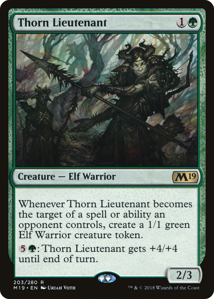 Thorn Lieutenant (M19-203) [Core Set 2019] Foil MTG Single Wizards of the Coast